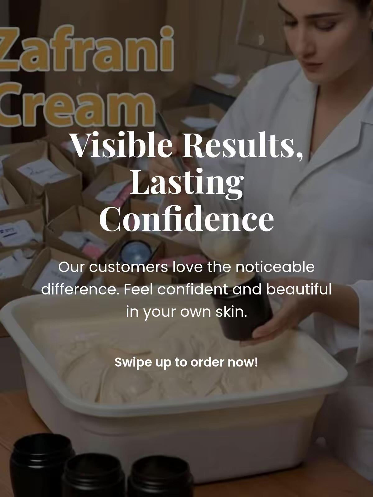 Zafrani Luxury Beauty Cream – 250g Original Formula Infused With Pure Saffron For Intense Glow, Skin Brightening, And Deep Hydration