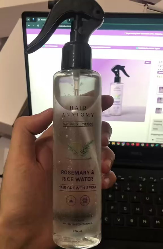 Rosemary & Rice Water Hair Growth Spray
